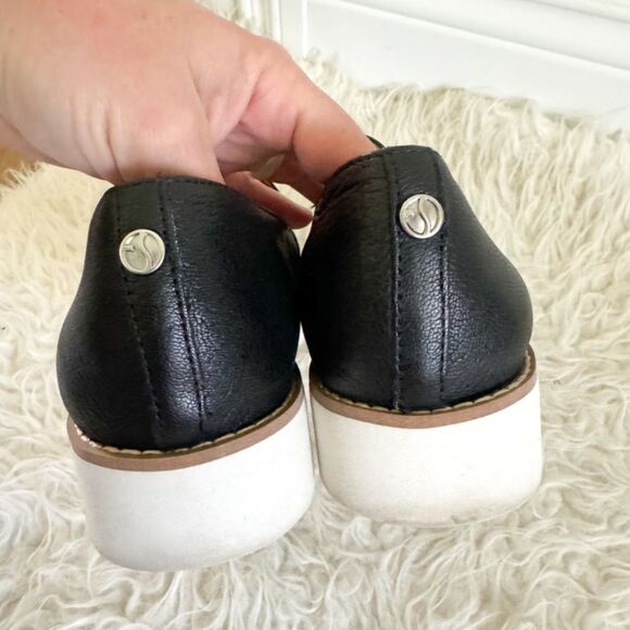 Franco Sarto Draco Sport Loafers - Black Leather | Size 9 - Picture 4 of 8